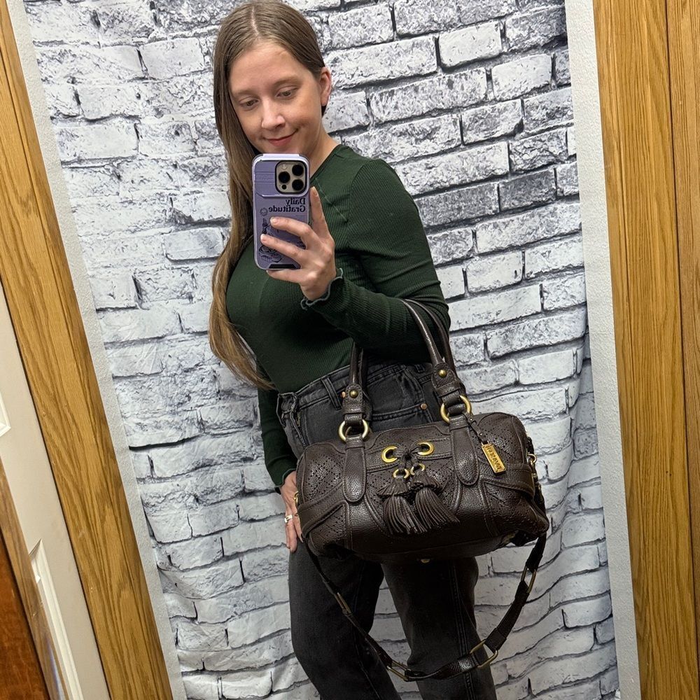 * Lockheart Elegant Brown Handbag - Picture 12 of 15